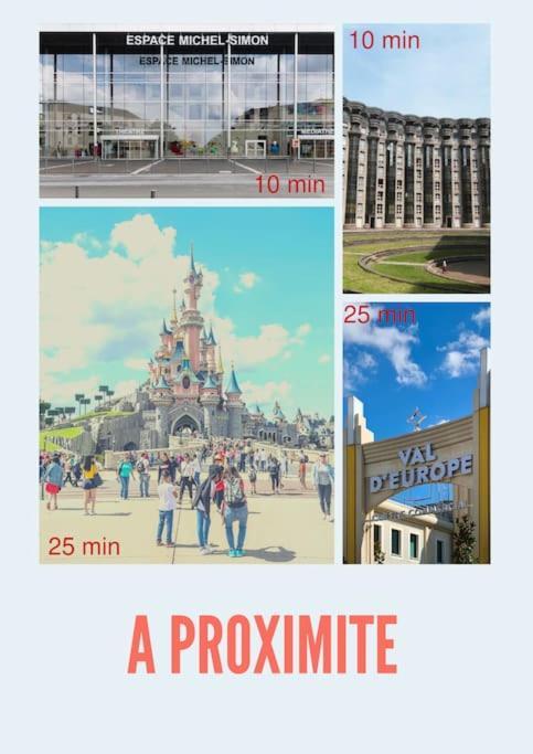 Appartement Proche De Disneyland & Paris Нуази-ле-Гран Экстерьер фото